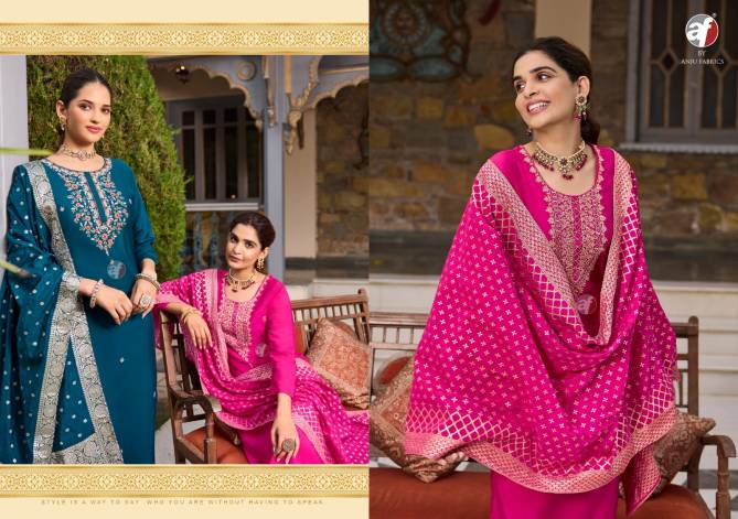 Vastra Vol 3 By Anju Roman Silk Designer Readymade Suits Wholesale Shop In Surat
